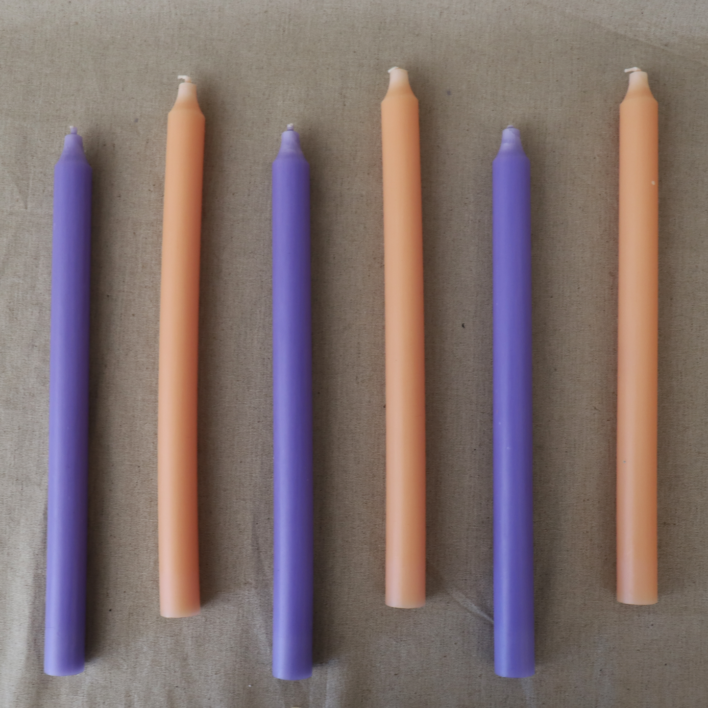 Rainbow Sherbet Taper Candle Set