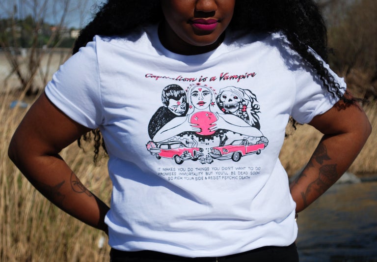 Capitalism Is A Vampire Tee