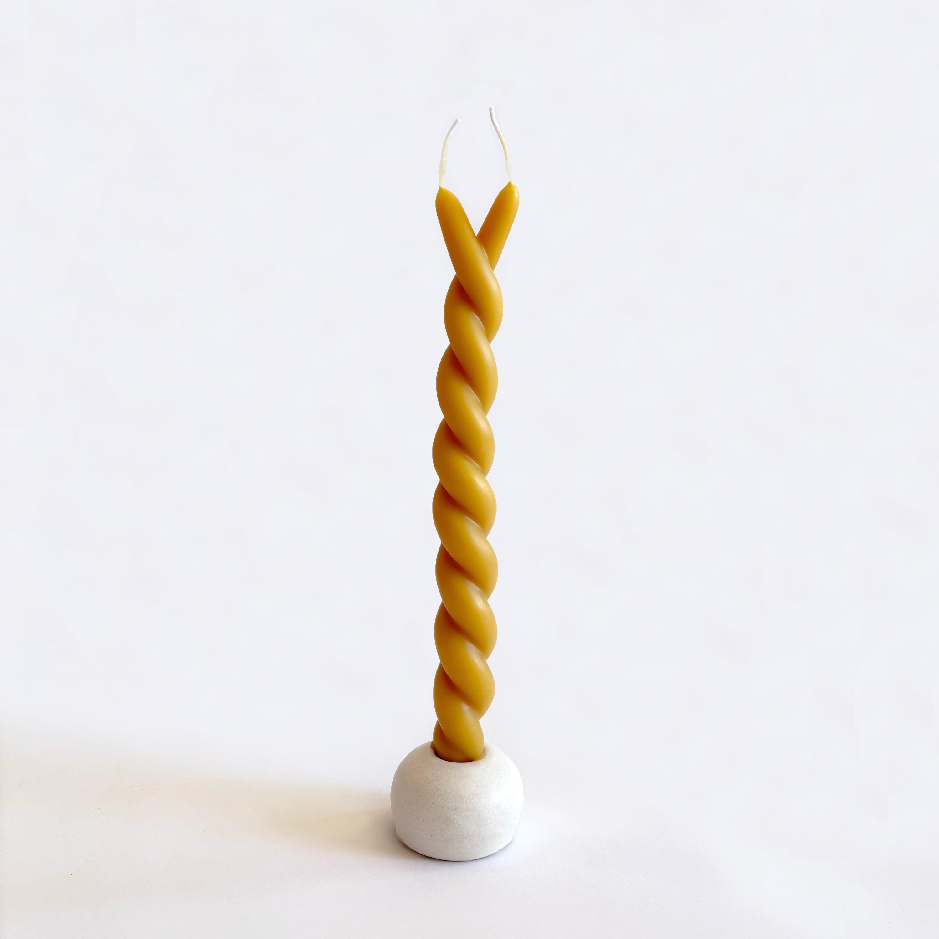 Double Glow Beeswax Candle for Amplifying Pleasure
