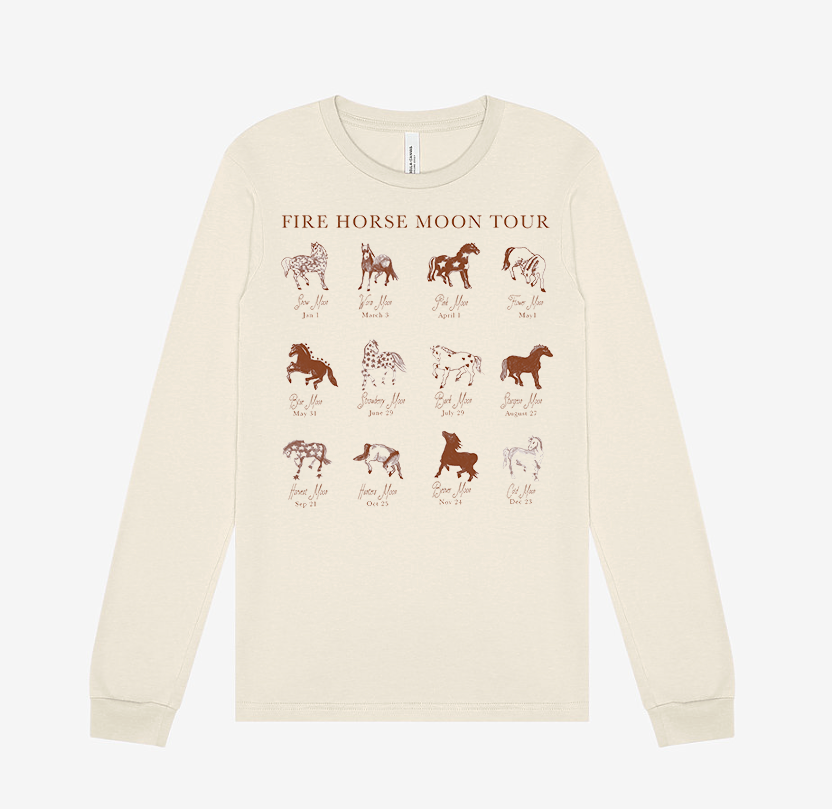 Fire Horse Moon Tour Long Sleeve Tee